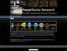 Tablet Screenshot of powerstocks.co.za